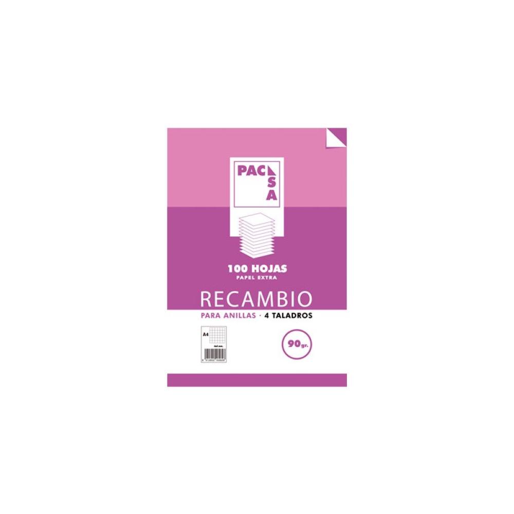 Pacsa - REC.100H A4 MILIMETRADO PACSA MRG 90G 21274