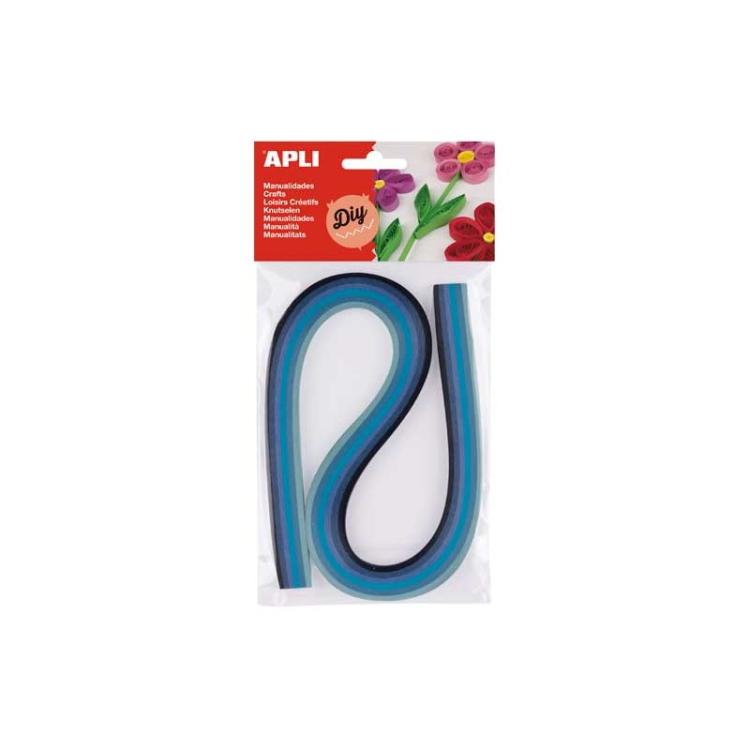 APLI - PAQ. 120 TIRAS QUILLING APLI 540MM STDO AZUL