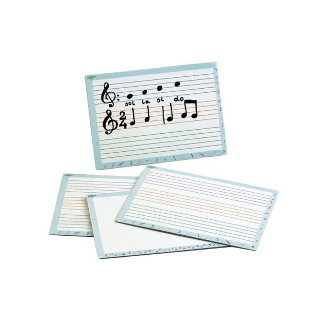 FAIBO - PIZARRA DOBLE BLANCA PENTAGRAMA 21X30CM FBO 800P