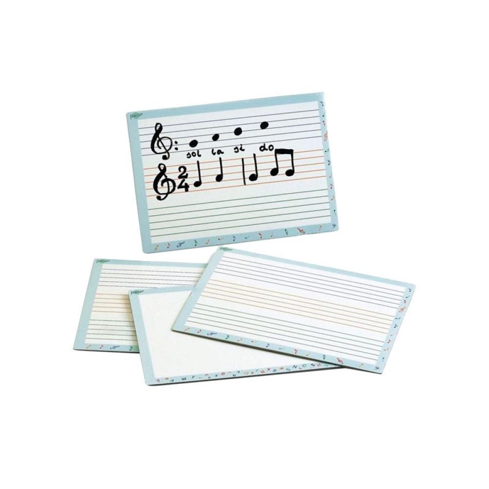 FAIBO - PIZARRA DOBLE BLANCA PENTAGRAMA 21X30CM FBO 800P