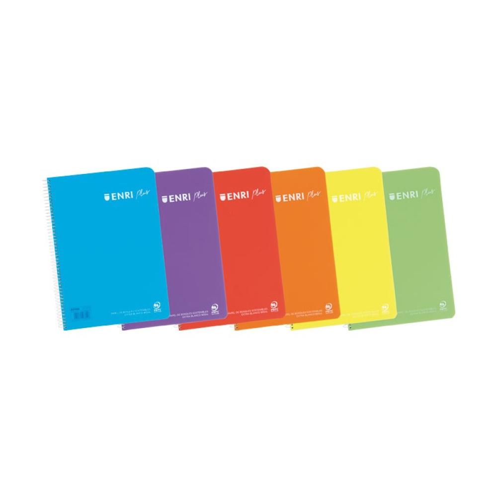 ENRI - CUAD. ENRI PLUS T.PL Fº 80H 5X5 C/M STDO VIVOS - Pack de 5 unidades