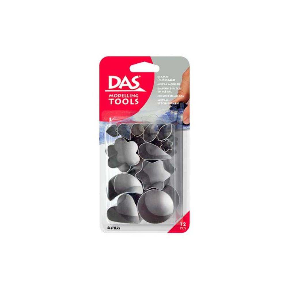 DAS - SET 12 CORTADORES METAL DAS FORMAS STDO