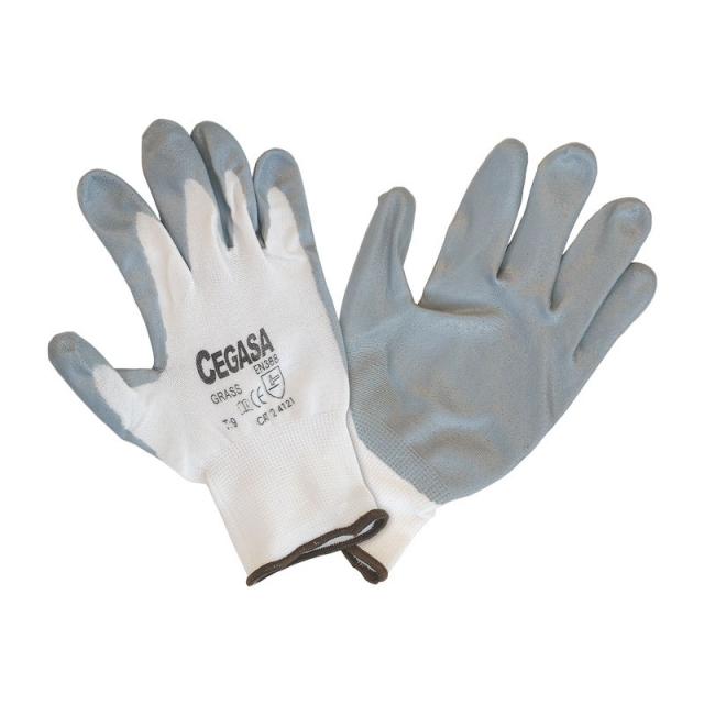 Cegasa - GUANTES CEGASA NITRILO GRIS NYLON T7 PAR 327098