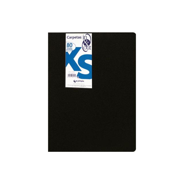 Grafoplas - CARPETA 80FUND. GRAFOPLAS IN&OUT XS 39458010 NEGRO