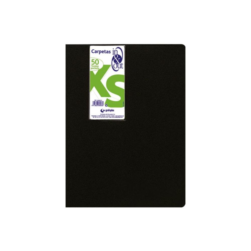 Grafoplas - CARPETA 50FUND. GRAFOPLAS IN&OUT XS 39455010 NEGRO