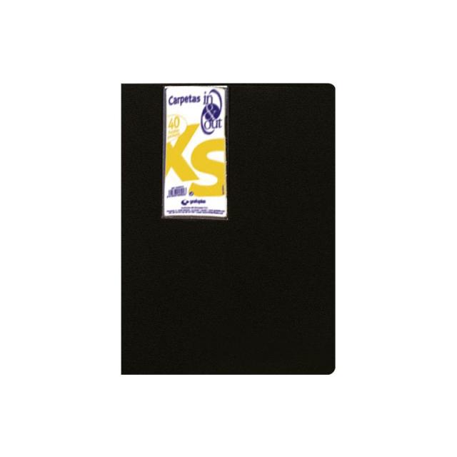 Grafoplas - CARPETA 40FUND. GRAFOPLAS IN&OUT XS 39454010 NEGRO
