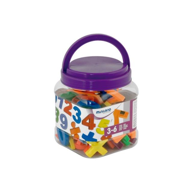 Miniland Educational - B.68UN NUMERO MAGNETICOS JUMBO 45MM MINILAND 97923