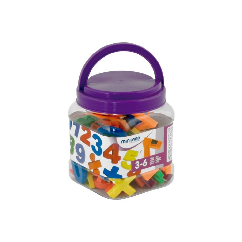 Miniland Educational - B.68UN NUMERO MAGNETICOS JUMBO 45MM MINILAND 97923