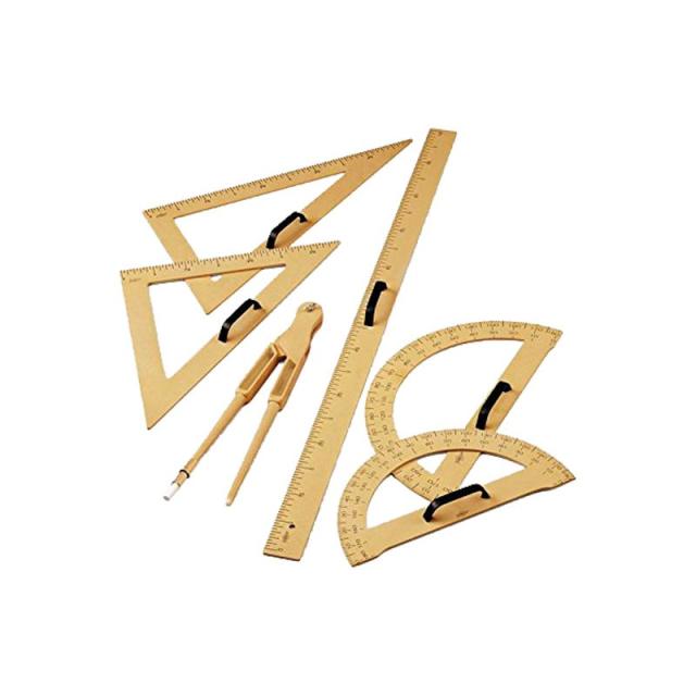 FAIBO - J.5 PIEZAS FAIBO SETP (REGLA.CART.SEMI.COM.ESCUA)