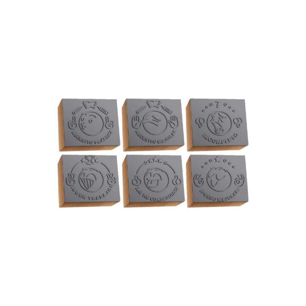 Niefenver - BOTE 6 SELLOS MOTIVACION NIEFENVER EMOTICONOS