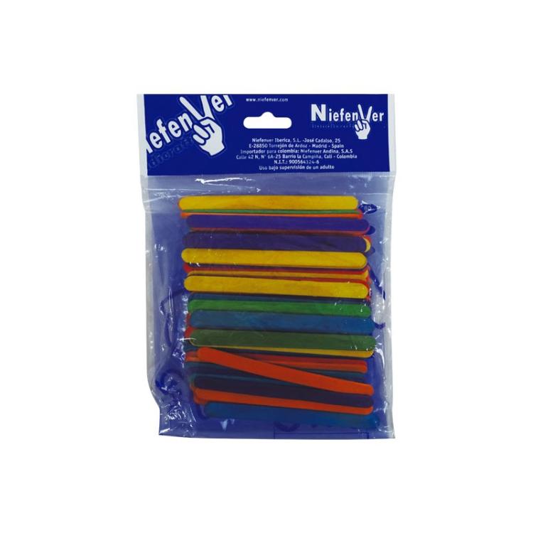 Niefenver - B.100 PALILLOS POLO NIEFENVER SURTIDO 0700101 - Color no elegible