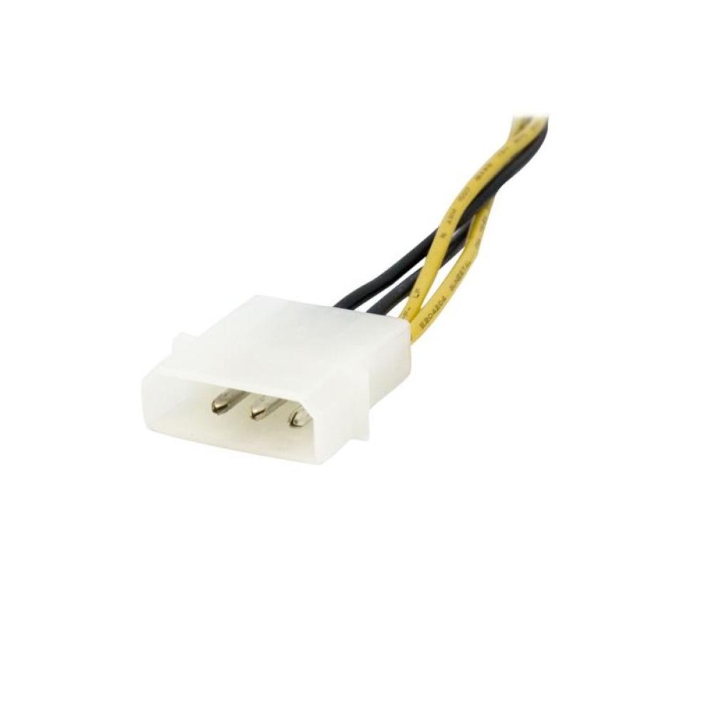 StarTech.com - Adaptador de corriente EPS de 4 Pines a 8 Pines de 6 pulgadas con LP4 - H/M