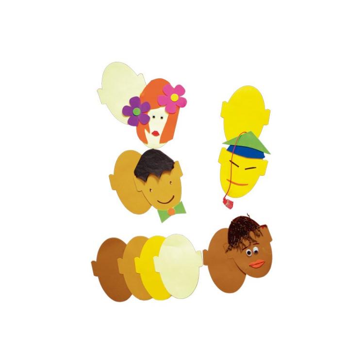 Niefenver - P.10UN. CARAS ETNICAS 4 COLOR 18X13CM NIEFENVER