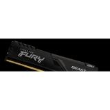 Kingston Technology - FURY Beast 16GB 3200MT/s DDR4 CL16 DIMM 1Gx8 Black