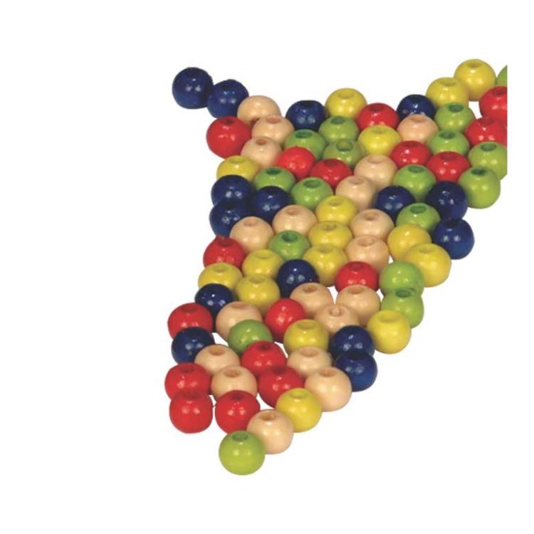 Niefenver - BOLSA 110 ABALORIOS NIEFENVER MADERA 8MM STDO