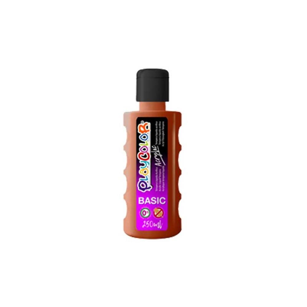 Playcolor - BOTE PINTURA PLAYCOLOR ACRYLIC 250ML MARRON