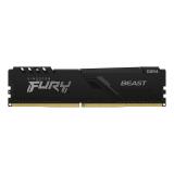 Kingston Technology - FURY Beast 16GB 3200MT/s DDR4 CL16 DIMM 1Gx8 Black
