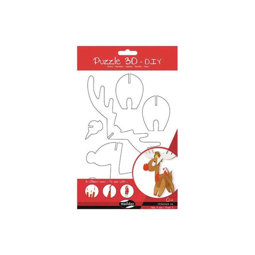 Clairefontaine - BL. PUZZLE 3D MAILDOR DIY COLOREAR RENO