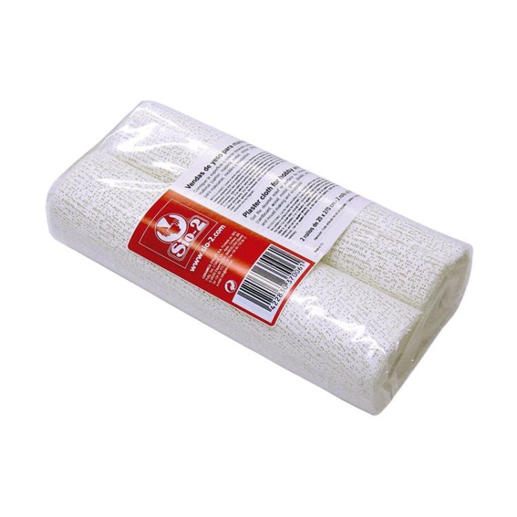 Sio-2 - PACK 2 ROLLOS VENDA YESO SIO-2 20X270CM 3600000200