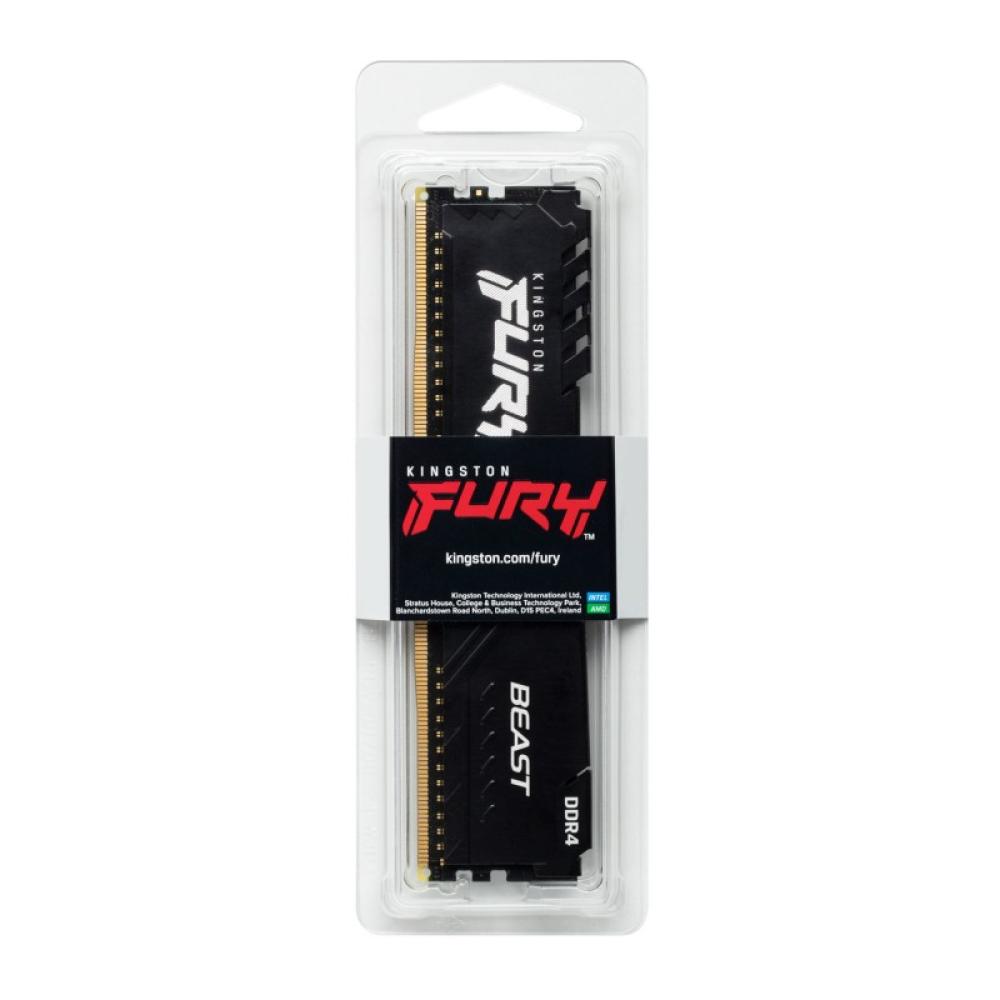 Kingston Technology - FURY Beast 8GB 3200MT/s DDR4 CL16 DIMM Black