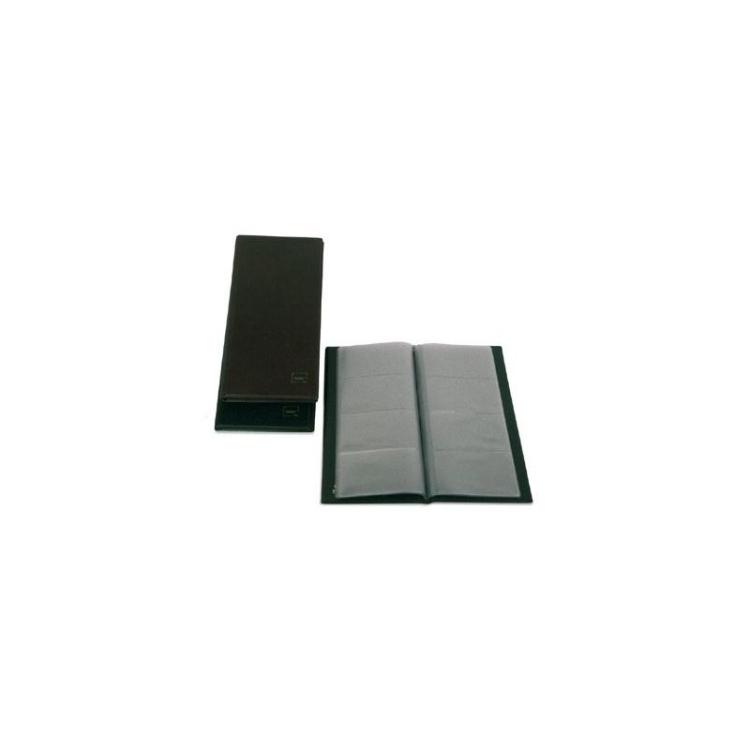 Grafoplas - GRAFOPLÁS PORTATARJETAS AMERICANO BASIC PARA 160 TARJETAS 290X140MM PVC NEGRO