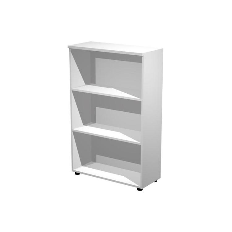 Artexport - ARTEXPORT ESTANTERÍA MEDIA PRESTO ABIERTA 2 ESTANTES 22MM REGULABLES CON TRASERA BLANCO