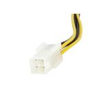 StarTech.com - Adaptador de corriente EPS de 4 Pines a 8 Pines de 6 pulgadas con LP4 - H/M