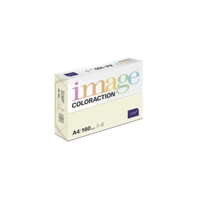 Image - IMAGE COLORACTION PAPEL REPROGRÁFICO DIN A4 160GR PAQUETE DE 250 HOJAS COLOR CREMA