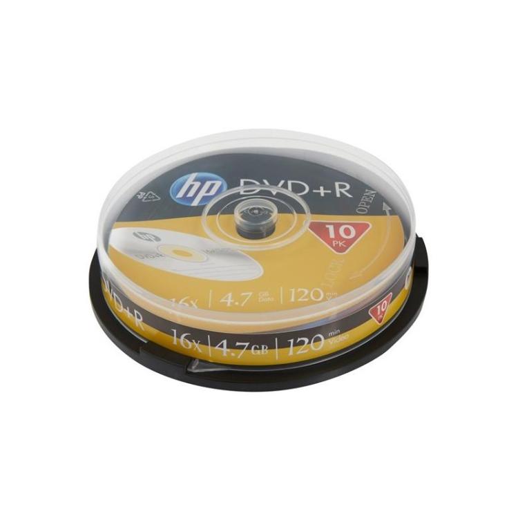 HP - HEWLETT PACKARD HP DVD-R 4.7GB, 16X / TARRINA DE 10 UNIDADES