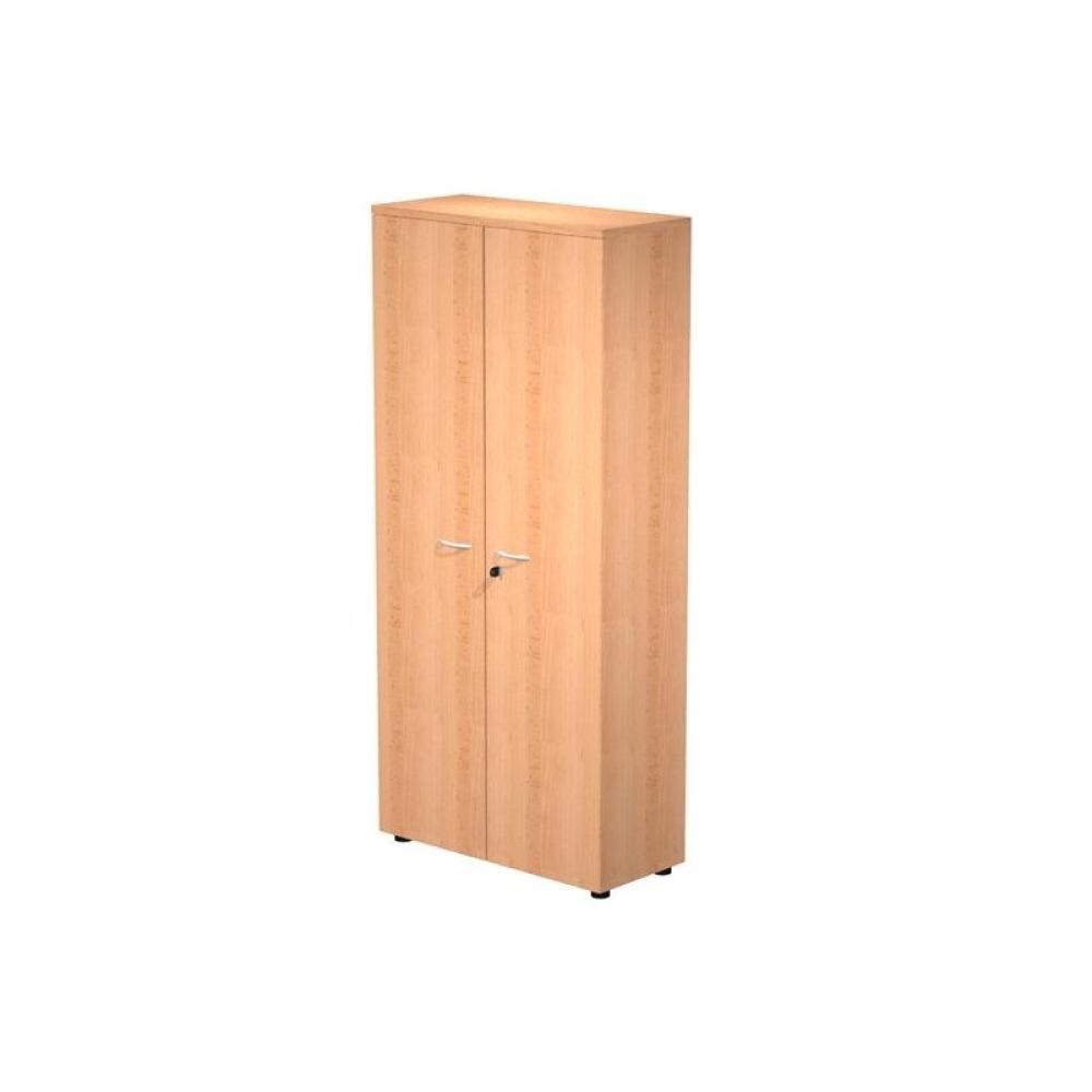 Artexport - ARTEXPORT PAREJA DE PUERTAS PARA ESTANTERÍA ALTA PRESTO 18MM CON CERRADURA HAYA