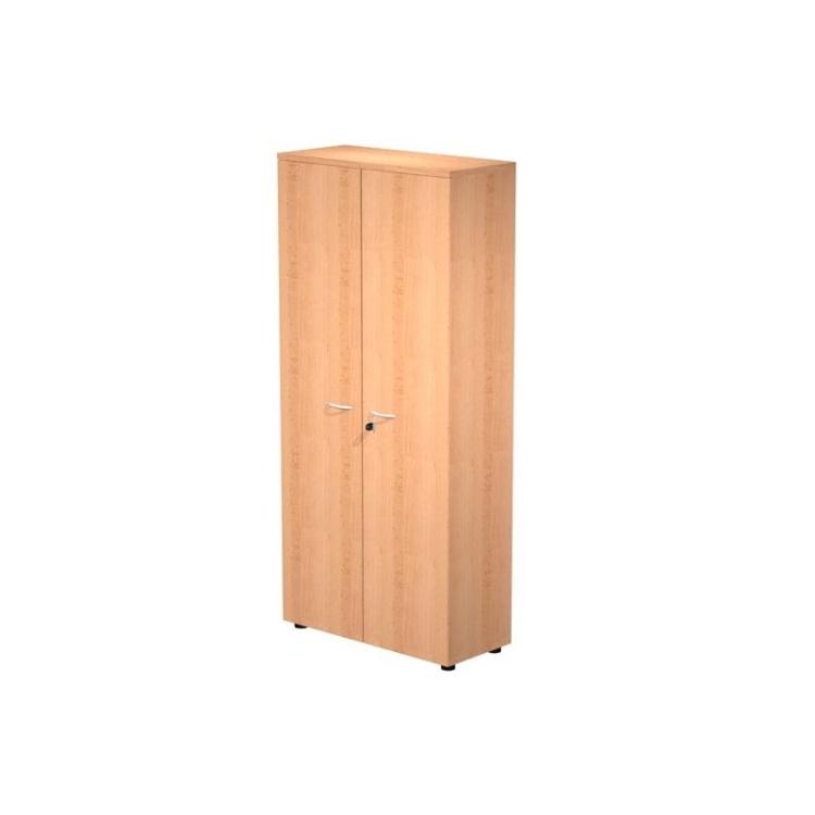 Artexport - ARTEXPORT PAREJA DE PUERTAS PARA ESTANTERÍA ALTA PRESTO 18MM CON CERRADURA HAYA