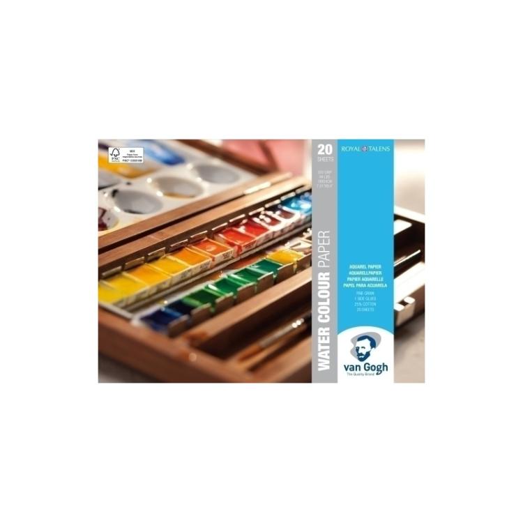 Van Gogh - BLOC DIB.VAN GOGH ACUARELA 200g 18x24 - Pack de 3 unidades