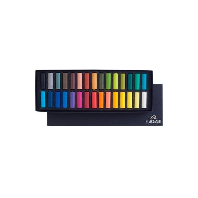 Talens - TALENS REMBRANDT SET BÁSICO 30 TIZAS 300C30.5 COLORES PASTELES SUAVES