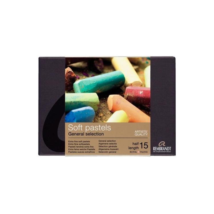 Talens - TALENS REMBRANDT SET INICIACIÓN 15 TIZAS 300C15.5 COLORES PASTELES SUAVES