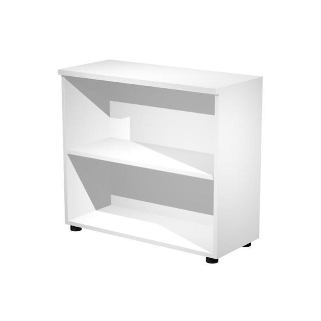 Artexport - ARTEXPORT ESTANTERÍA BAJA PRESTO ABIERTA 1 ESTANTE 22MM REGULABLE CON TRASERA BLANCO