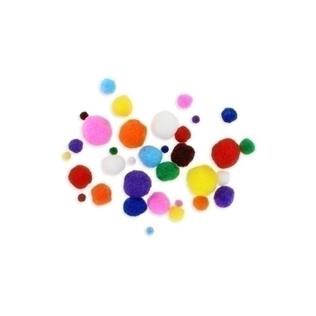 Fixo - POM POM COLORES FIXO SURTIDOS PACK 100 - Color no elegible