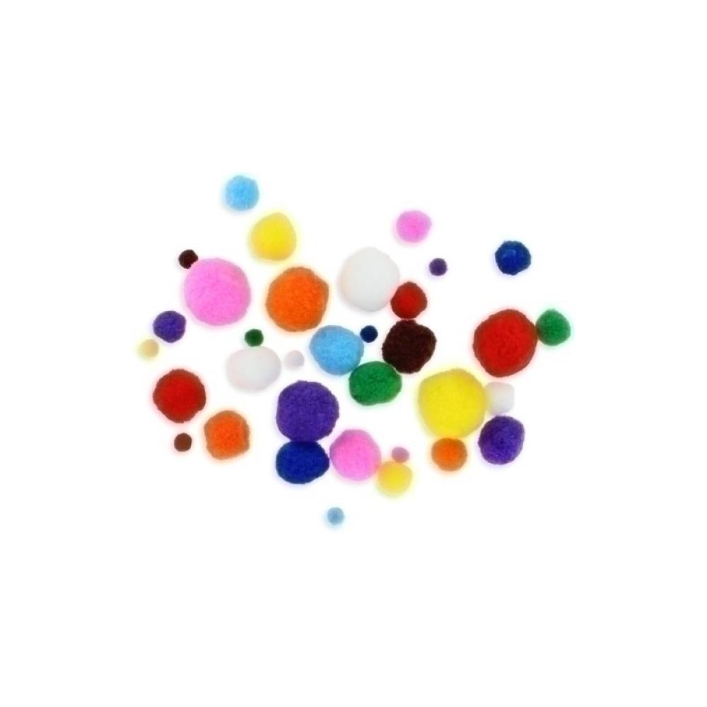 Fixo - POM POM COLORES FIXO SURTIDOS PACK 100 - Color no elegible
