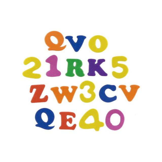 Fixo - B. 108U FIGURAS G.EVA FIXO ADHE. LETRAS+NUME.