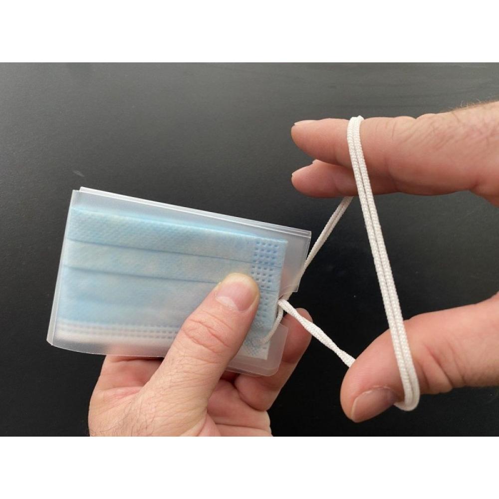 Yosan - YOSAN PORTAMASCARILLA DE POLIPROPILENO TRANSLUCIDO PARA PROTECCION DE MASCARILLA QUIRURGICA/SANITARIA BLISTER -2U-