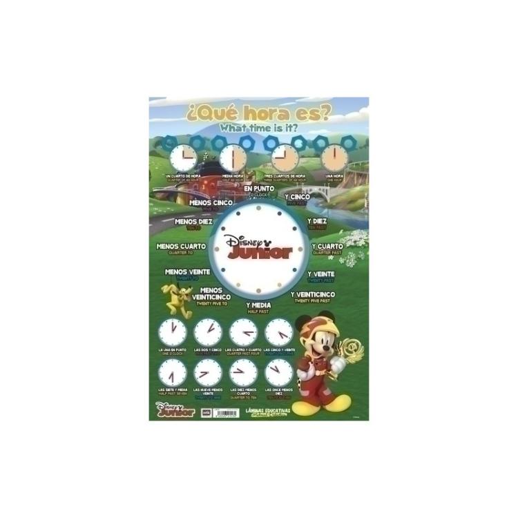 Grupo Erik - LAMINA ESCOLAR ERIK ¿QUE HORA ES?