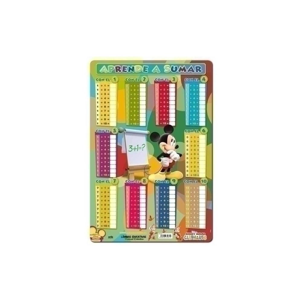 Grupo Erik - LAMINA ESCOLAR ERIK APRENDE A SUMAR MICK
