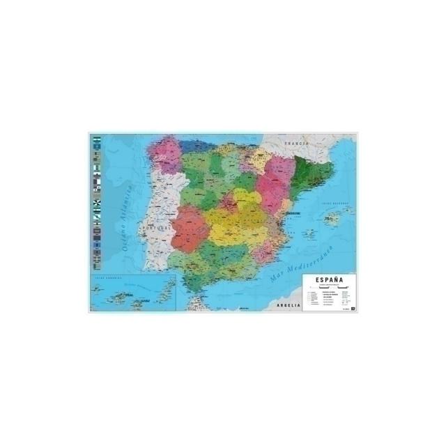 Grupo Erik - MAPA ERIK MURAL 61x91 F/P ESPAÑA