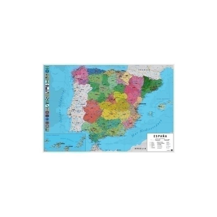 Grupo Erik - MAPA ERIK MURAL 61x91 F/P ESPAÑA