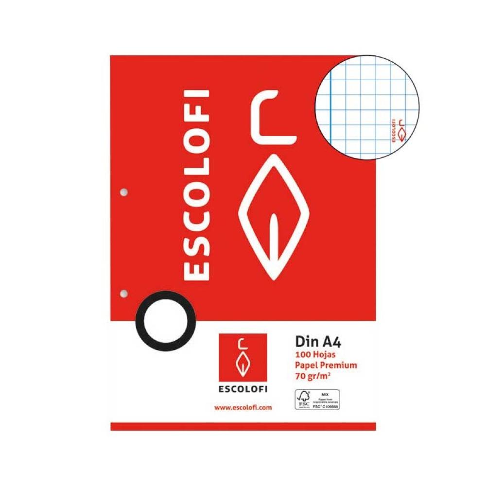 Escolofi - RECAMBIO 100H ESCOLOFI A4 70GR 4X4 MG 2T - Pack de 25 unidades