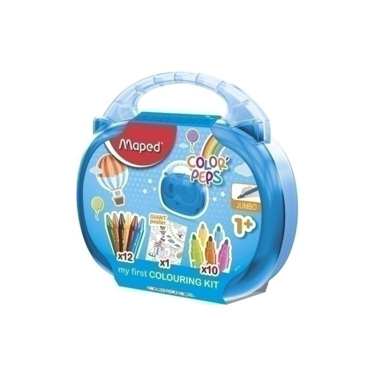 Maped - MPD COLOURING KIT TEMPRANA EDAD 897416 Pack 4 Unid.