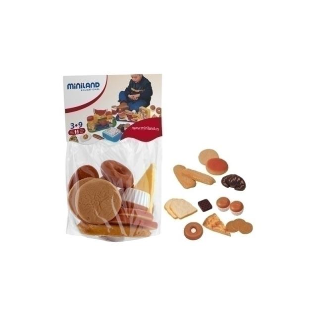 Miniland Educational - BOLSA MI.LAND 15 PIEZAS REPOSTERIA SURT.