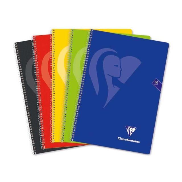 Clairefontaine - PAQ 5 CUAD ESP CLF MIMESYS Fº 4X4 T/BL 80H VIVOS - Pack de 4 unidades
