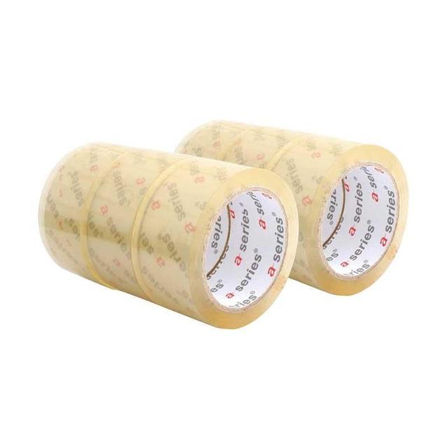 A - SERIES - PACK 6 ROLLO PRECINTO PVC 50X66M TRANSP