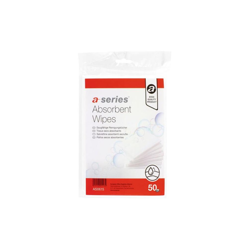 A - SERIES - PACK 50 TOALLAS A-SERIES SECAS ABSORB. AS0615