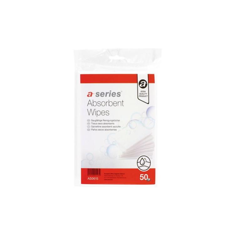 A - SERIES - PACK 50 TOALLAS A-SERIES SECAS ABSORB. AS0615
